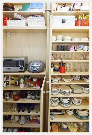 キタセツ　棚　収納　キッチン　食器棚
