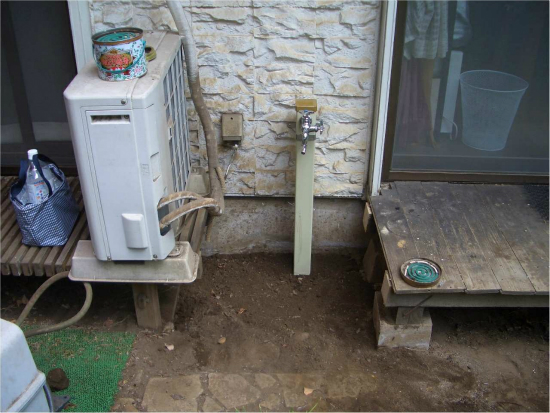 東京都　大田区　Ｓ様邸　立水栓設置工事　