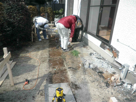 キタセツ　大田区　T様邸　増築工事　施工中