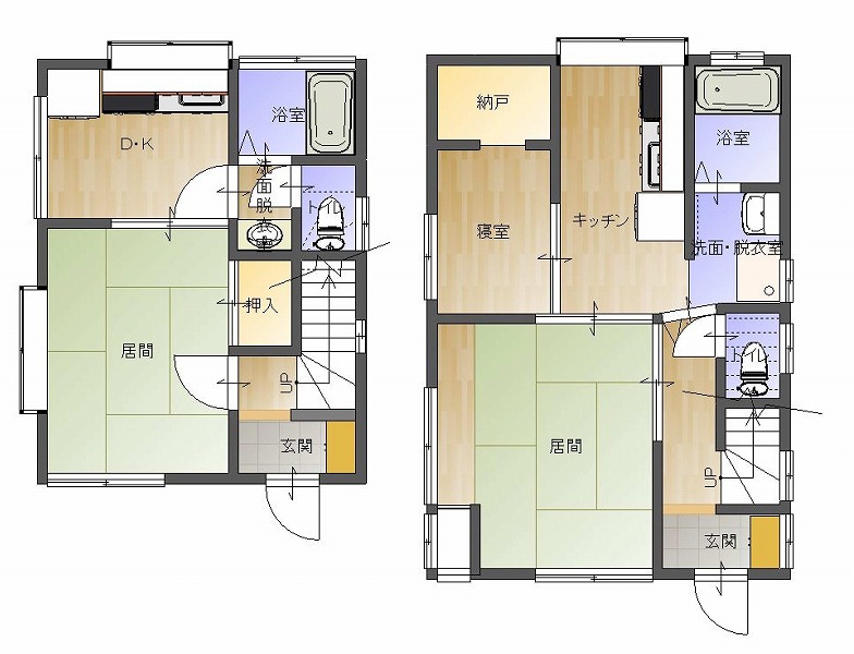 東京都　品川区　Ｋ様邸　全面改装リフォーム　施工前　図面　