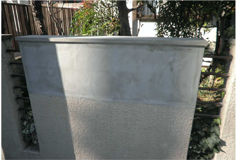 キタセツ 東京都 大田区 W様邸 塀補修工事 施工中